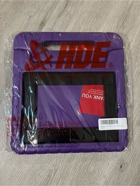 HDE Rugged Foam Case w/ Handle Stand Shockproof for Apple iPad 2/3/4 9.7" Purple